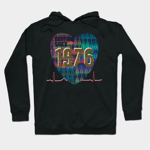 1976 Hoodie by KateVanFloof